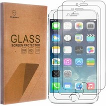 New Mr Shield I Phone 6 & 6S Tempered Glass Screen Protector 3 Pack Free Shipping - $9.49