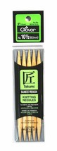 Clover Takumi Bamboo 5 Inch Double Point Knitting Needle Size 10.5 - $14.64
