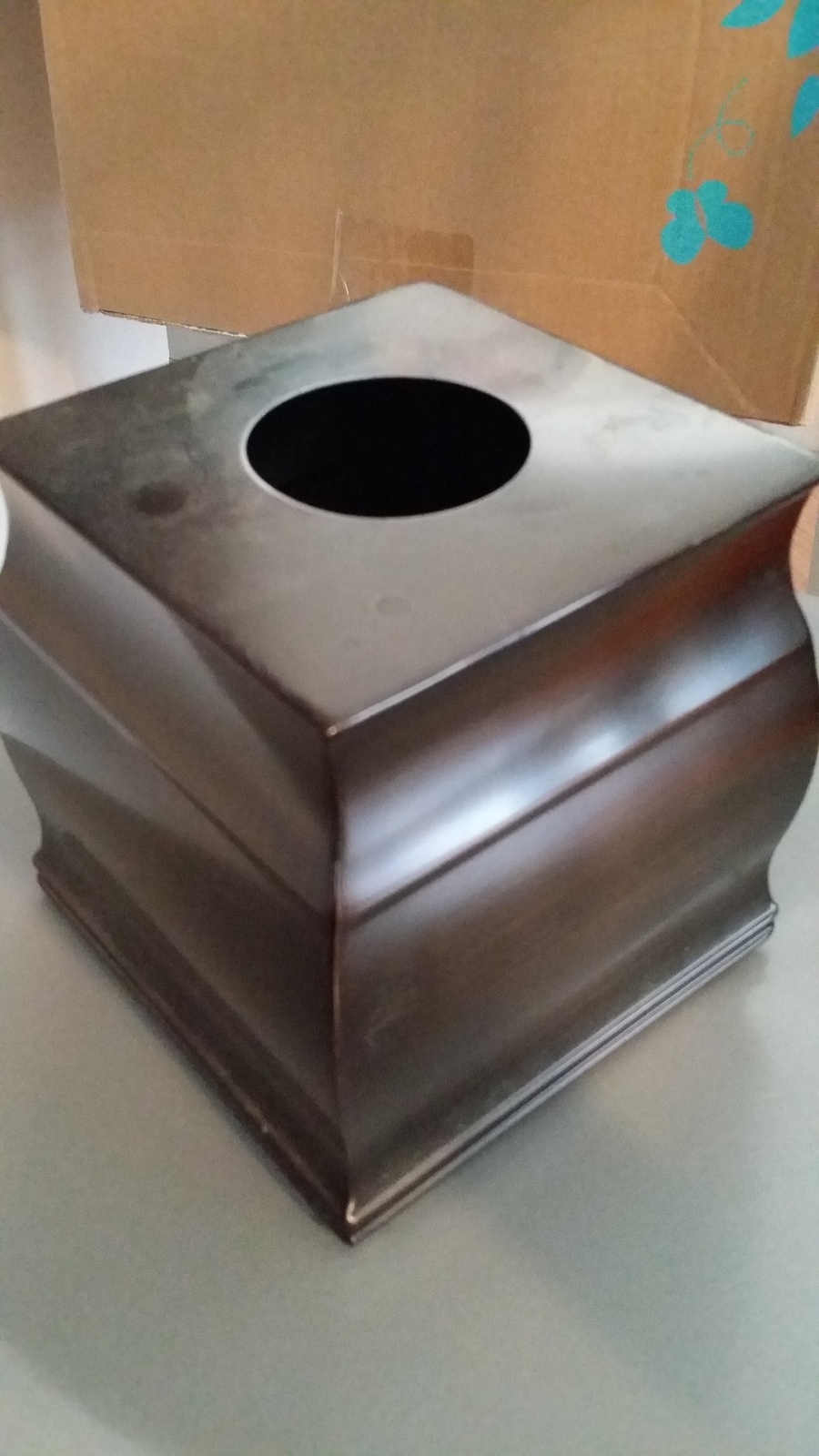 New Oilk Rubbed Bronze Tissue Box Cover Tissue Box Covers