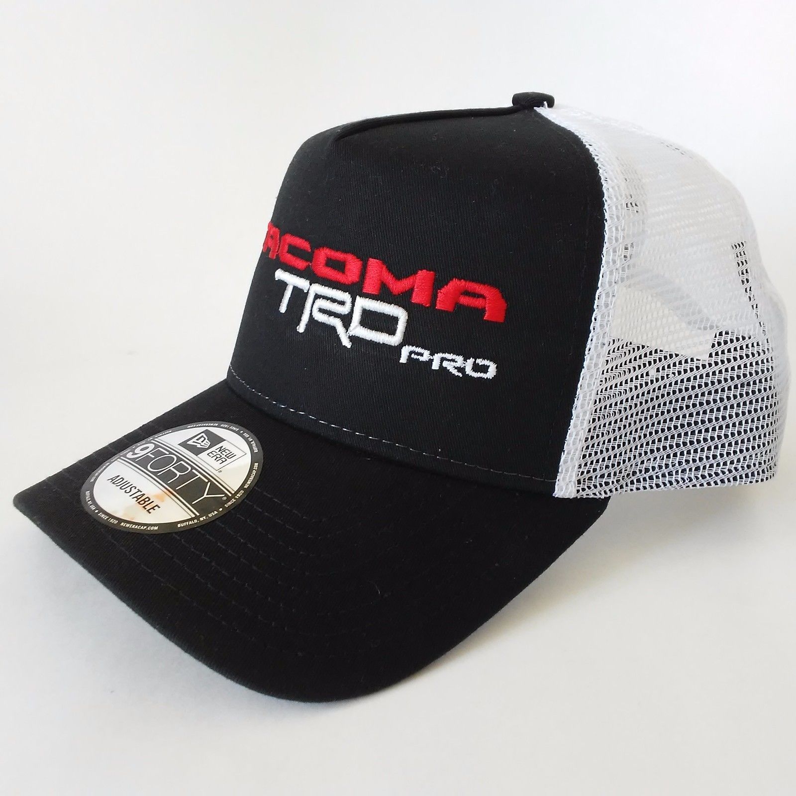 New TRD PRO TOYOTA TACOMA Hat Cap 9FORTY RED NEW ERA BLACK WHITE - Hats