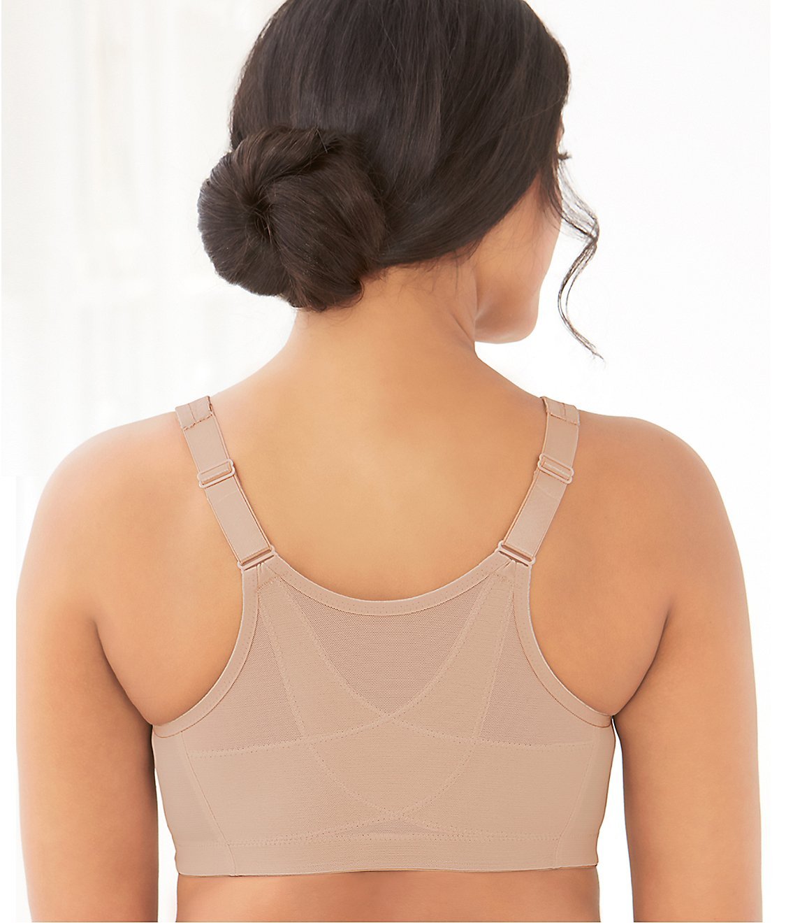GLAMORISE Cafe Magic Lift Posture Back Support Bra, US 44D, UK 44D