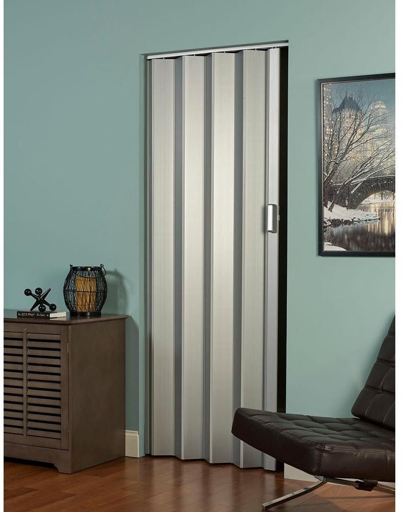 Accordion Door 36 in. x 80 in. Trimmable Hollow Core Scratch Resistant