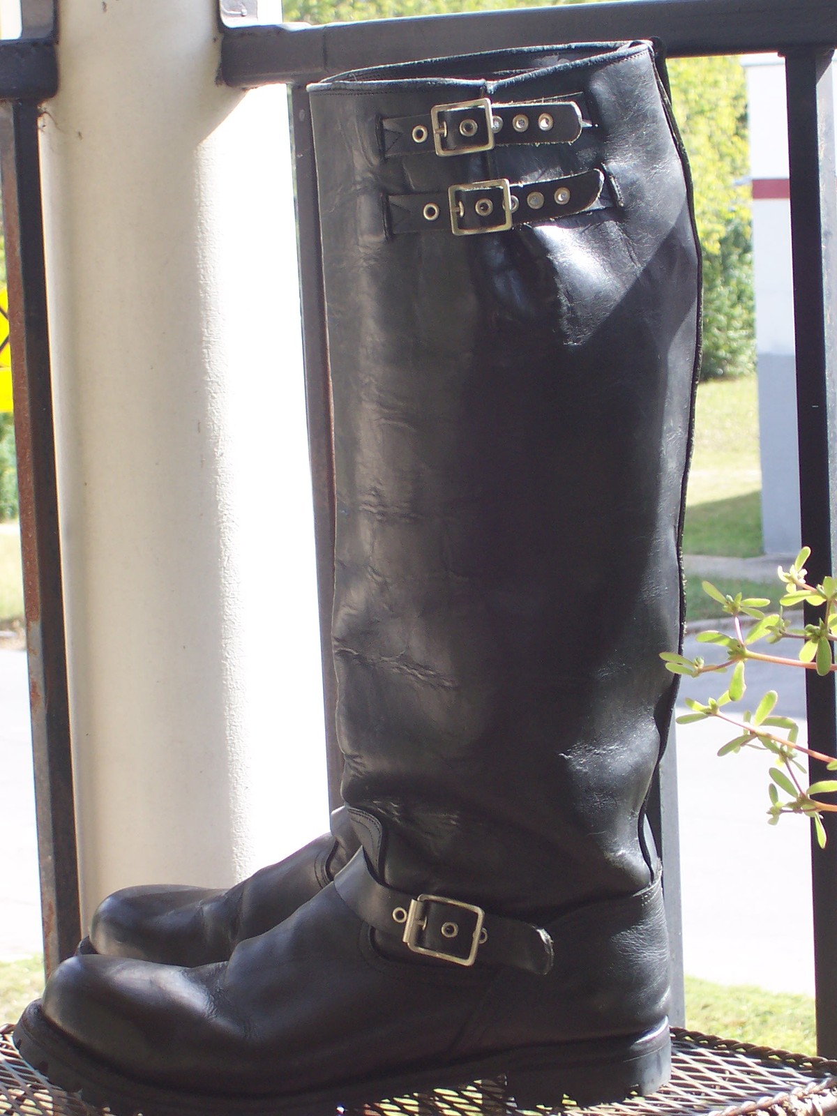 mens tall leather boots