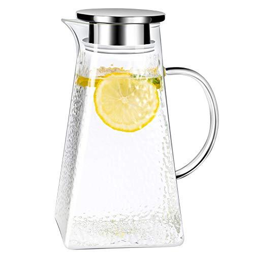 glass pitcher with spout