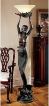 Life-size Mermaid Sculpture Floor Lamp 73&quot; - $799.00