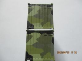 Jacksonville Terminal Company # 205390 APMU Camo B 20' Container 2 Pack N-Scale image 3