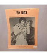 Elvis Presley My Way Sheet Music 1969 Spanka Paul Anka MCA Music - $17.99
