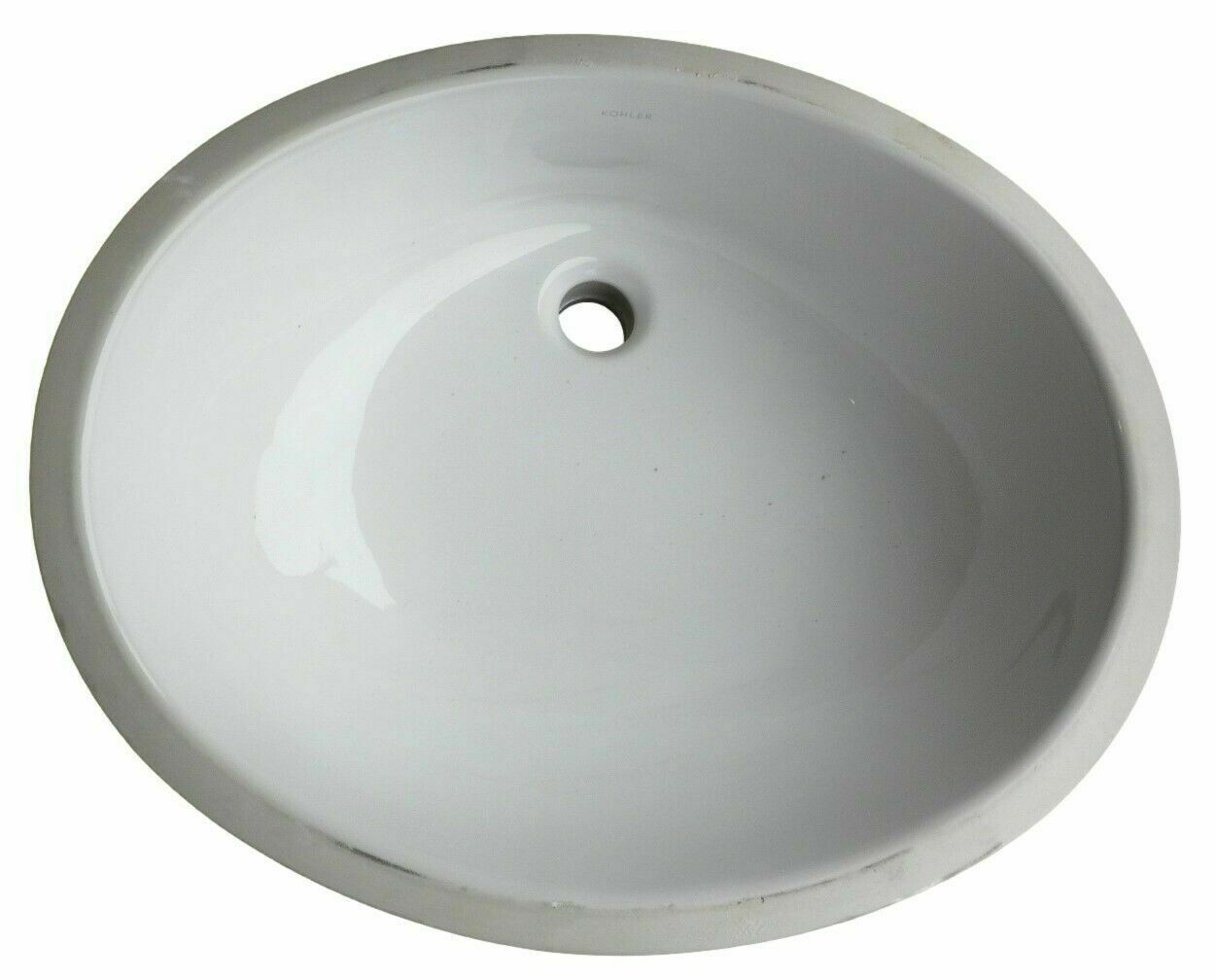 Kohler K2211G0 Caxton Undermount Bathroom Sink With Glazed Underside White Bathroom Sinks