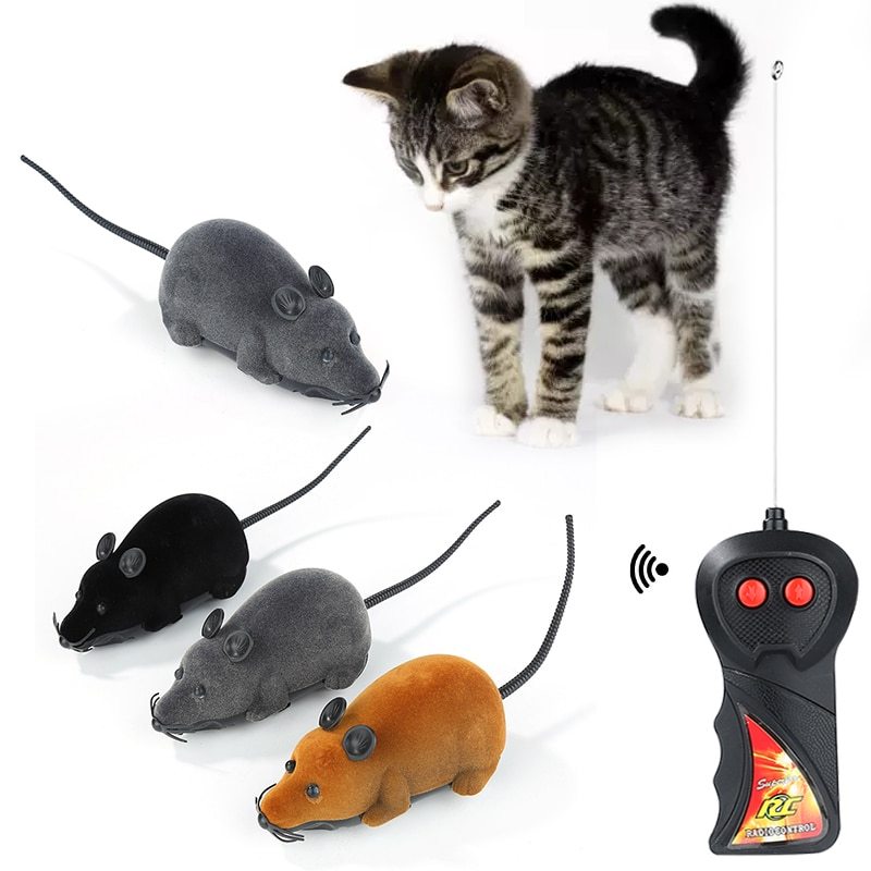 mouse remote control cat toy