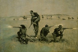 The Last Stand by Frederic Remington Little Big Horn Battle Print + Ship... - $39.00+