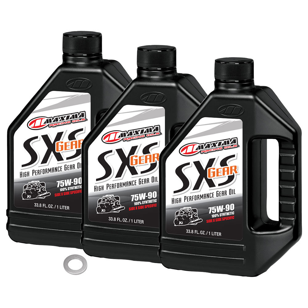 Tusk Drivetrain Oil Change Kit with Maxima Oil KAWASAKI Teryx KRX 1000