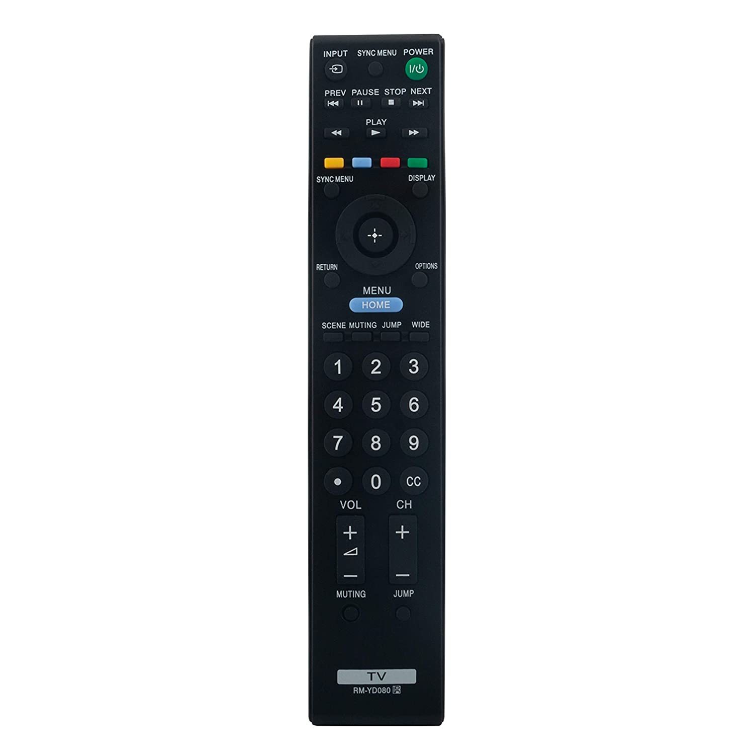 Rm-Yd080 Replaced Remote Fit For Sony Tv Kdl-40Bx450 Kdl-46Bx450 Kdl-22Ex350 ..