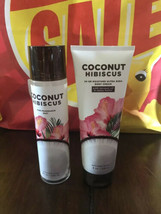 Bath And Body Works Coconut Hibiscus Body Cream And Fragrance Mist  - $39.60