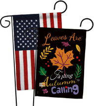 Leaves Are Falling - Impressions Decorative USA - Applique Garden Flags Pack - G - $30.97