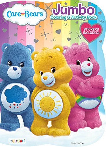 Bendon 41709 Care Bears 80-Page Shaped Coloring and Activity Book - Crafts