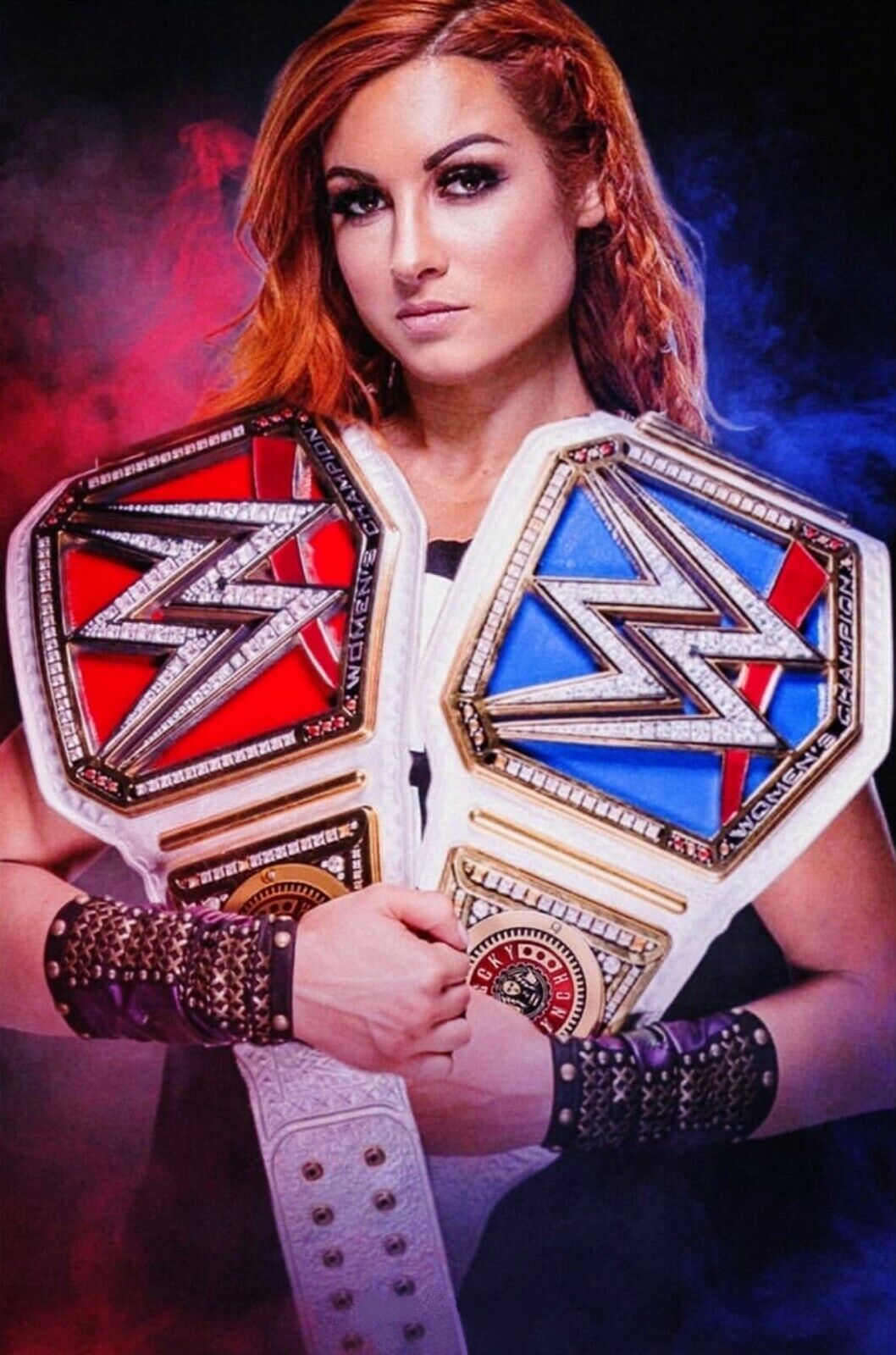 Becky Lynch Poster | Framed Art | WWE Women's Double Champ | NEW | USA