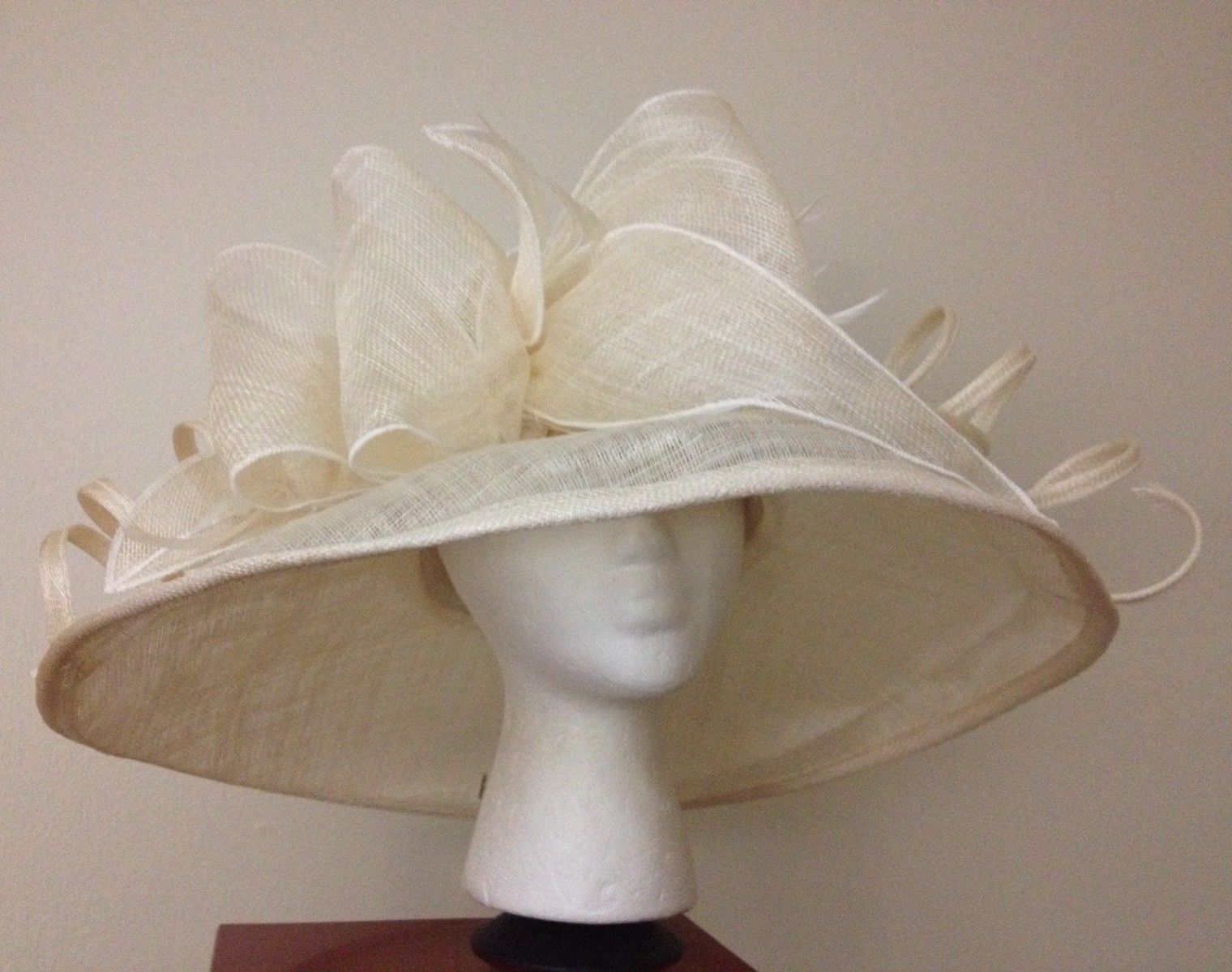 Cream derby hat Clearance