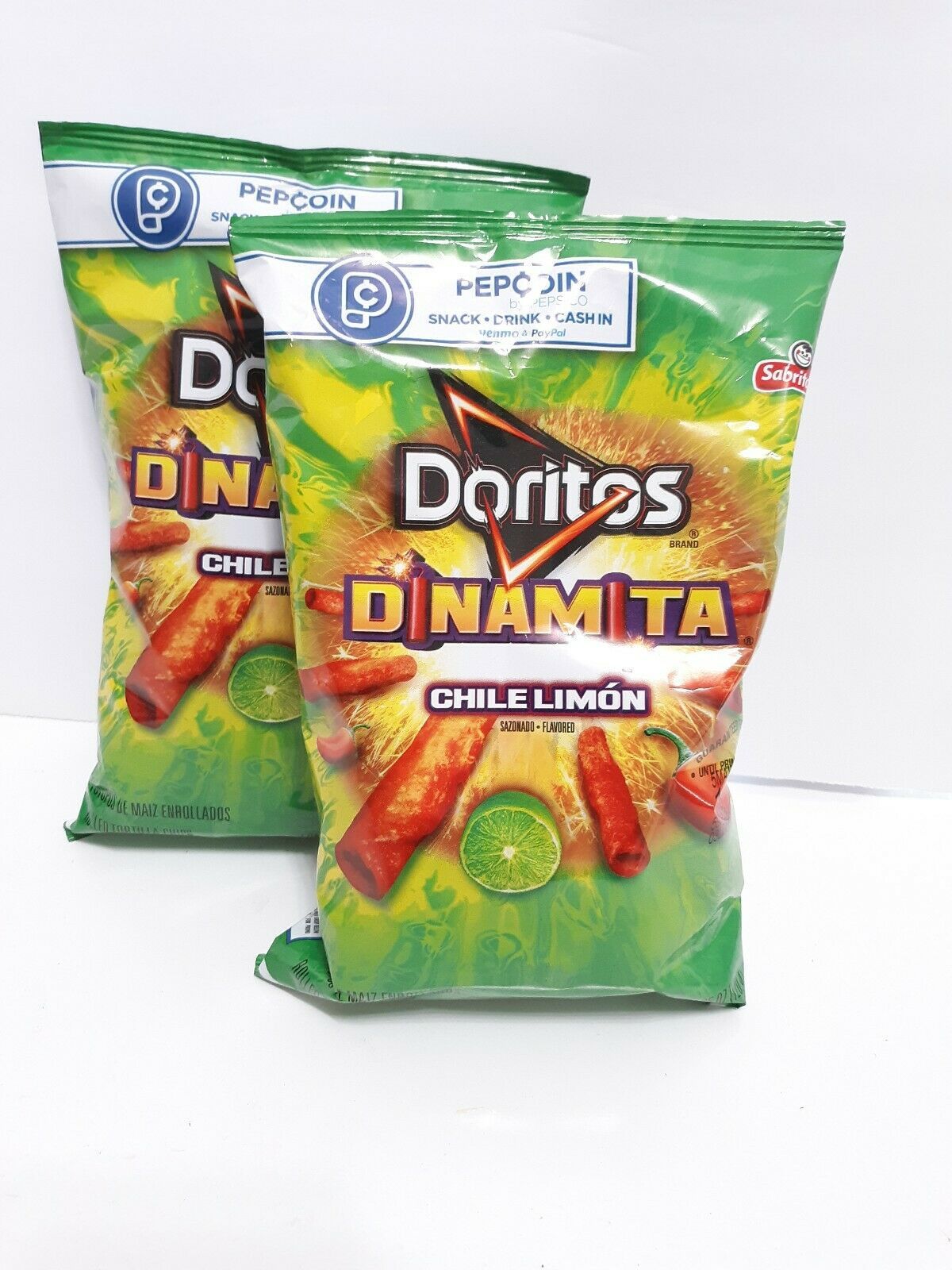 Doritos Dinamita Chile Limon 4.25oz 2pack Chips