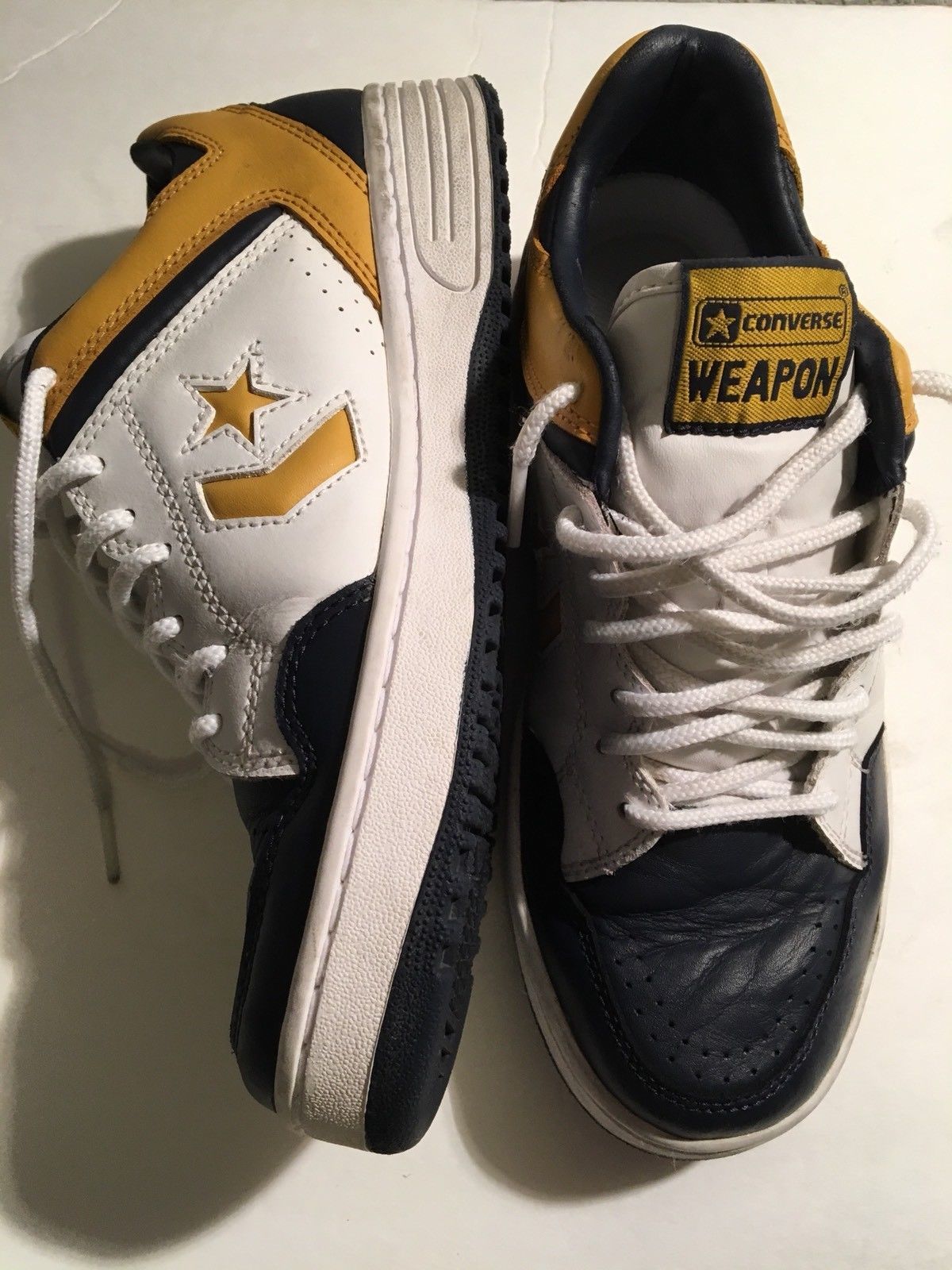 Vintage Converse Weapon Michigan Wolverines Color Basketball Shoes Men ...