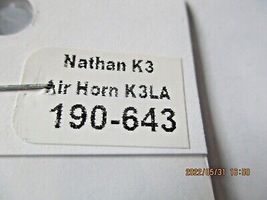 Cal Scale # 190-643 Nathan K3 Air Horn K3LA. 1 Each. HO-Scale image 3