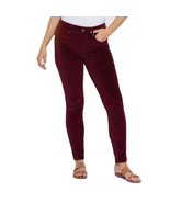 NWT Womens Size 6 Seven7 Velvet Tummyless High Rise Skinny Jean in Rhubarb - $22.53