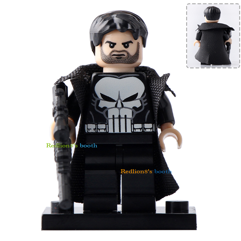 Punisher (Frank Castle) Marvel Comics Minifigures Lego Compatible Toys