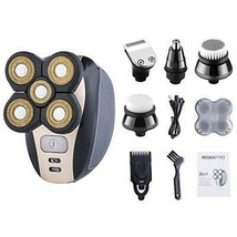 Upgrade 5-in-1 Electric Shaver and Freedom Grooming Kit for Bald Head Me... - $48.81