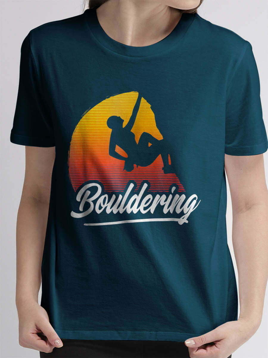 SGSTshirt Retro Vintage Bouldering TShirt Rock Climbing Tee T
