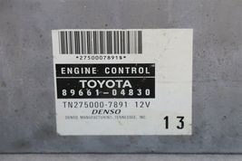 Toyota ECM ECU PCM Engine Control Module Computer 89661-04830 image 3