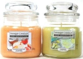 Yankee Candle 12 Oz Home Inspiration Coconut Peach Smoothie & Margarita Candle