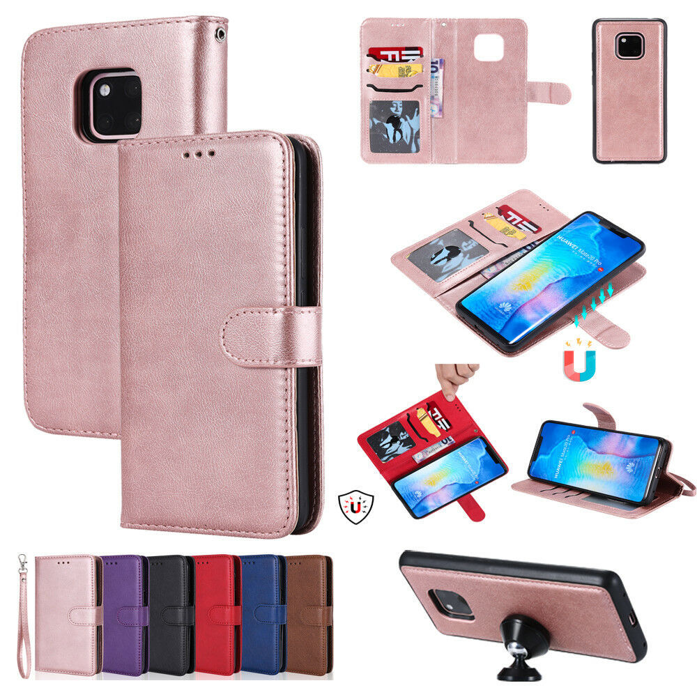 For Huawei Y5 Y6Y9 Nova 3i Mate 20 Pro Lite Detachable Leather Wallet Cover Case