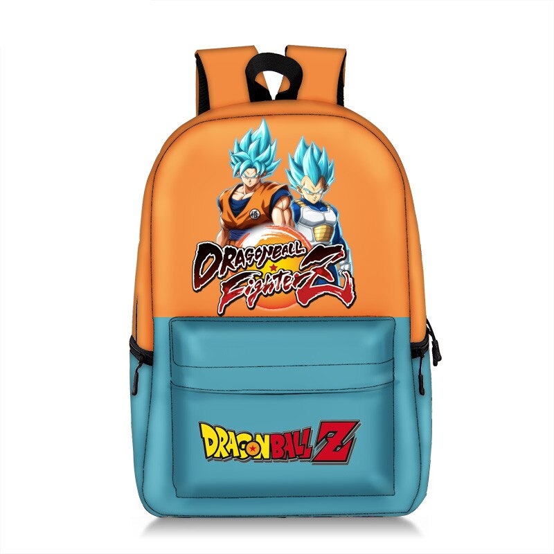 Dragon Ball Son Goku & Vegeta Super Saiyan Blue School Book Backpack Bag Backpacks & Bags