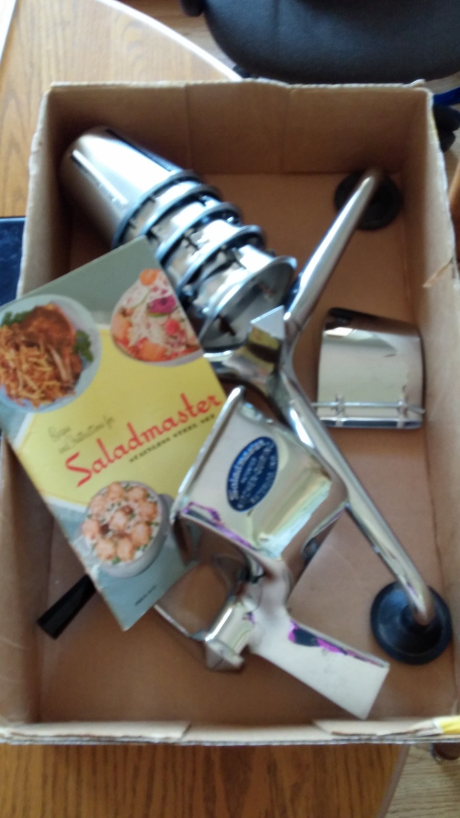 Saladmaster Food Processor 5 Cones Slicer Cutter with Finger Guard