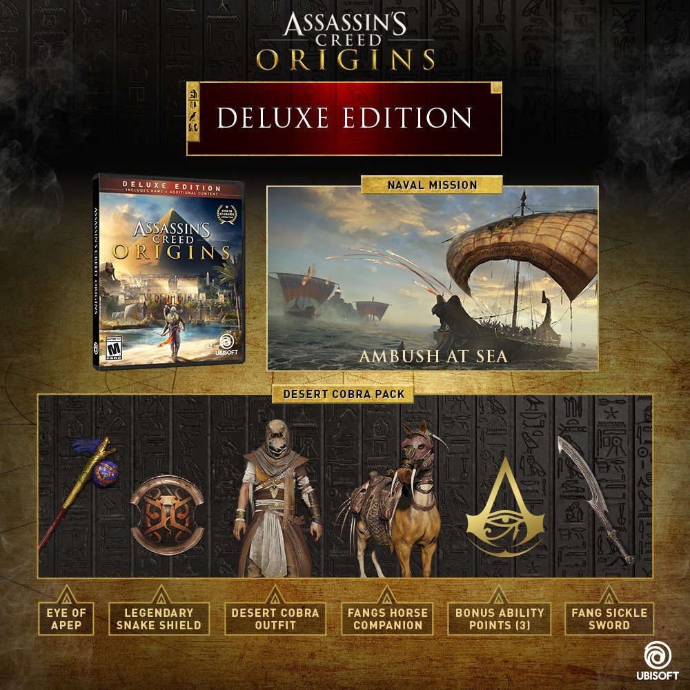 Assassin s creed origins deluxe edition что входит