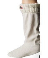 HUNTER BOOTS Womens Size Large Ivory Fleece Boot Inserts SWEATER Top Pair - $24.40