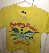 Vintage Oregan Inlet Fishing Center T Shirt  Youth Small Screen Stars Be... - $69.30
