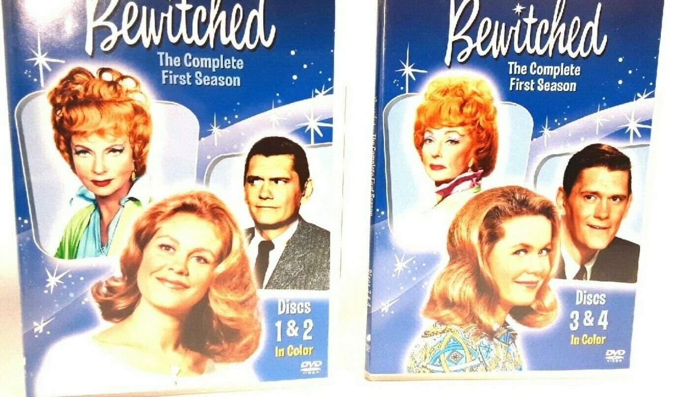 Bewitched DVD Set The Complete First Season In Color 4 Disc Collectible ...