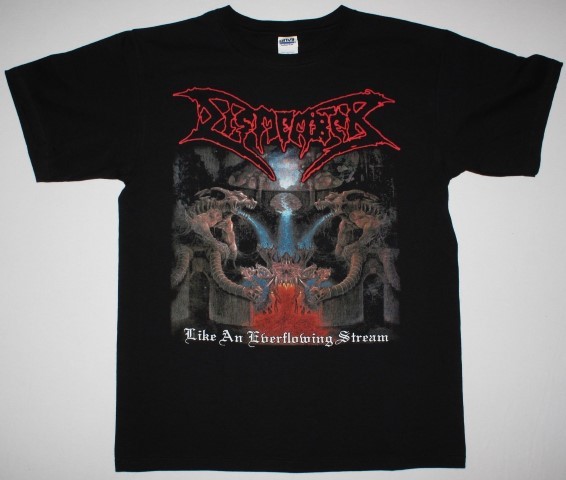 DISMEMBER LIKE AN EVERFLOWING STREAM DEATH'91 BENEDICTION NEW BLACK T-SHIRT