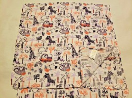 Gymboree Swaddling Baby Blanket Muslin Cotton Purple Newborn Essentials Roar! - $24.73