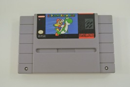 Super Nintendo Super Mario World Video Game 1991 SNES Cartridge Only - $24.18