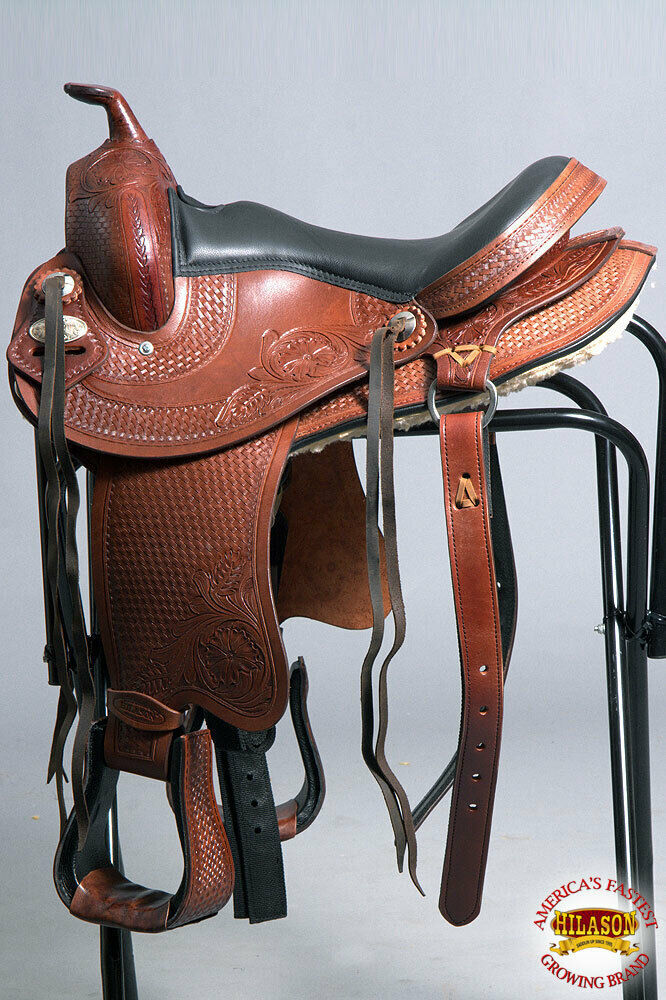 Hilason Gaited Western Trail Pleasure Endurance Horse Saddle Brown U