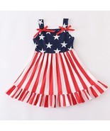 NEW 4th of July Girls Boutique Patriotic Star & Stripes Flag Dress - $5.99 - $16.99
