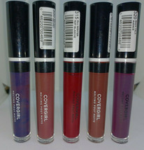 Mixed Grab Bag Lot of 5 Covergirl Melting Pout Matte Lipstick Full Size  ~L5 - $16.78