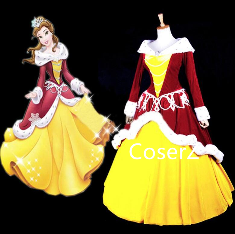 belle christmas dress