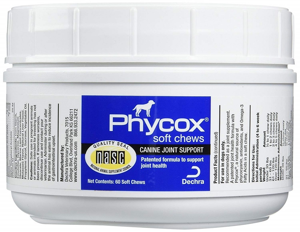 PhyCox Canine Joint Support Soft Chews 60 Count