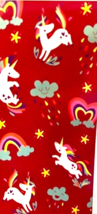 Mainstays Unicorn Beach Towel Dark Pink Rainbows - $9.99