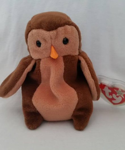 hoot the owl beanie baby