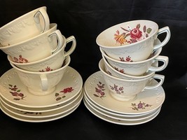 Wedgwood Corinthian Cotswold 16 PC Cups Saucers Made in England - $65.00