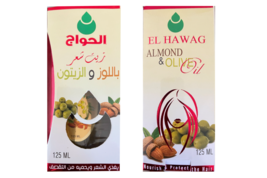 125ml. El Hawag Almond and Olive Oil Nourish and Protect the Hair 4.22oz. - $15.00