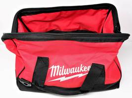 MILWAUKEE TOOL BAG 16x10x11&quot; RED WITH BLACK, HOLDS UP TO 4 TOOLS+ - NEW - $28.95
